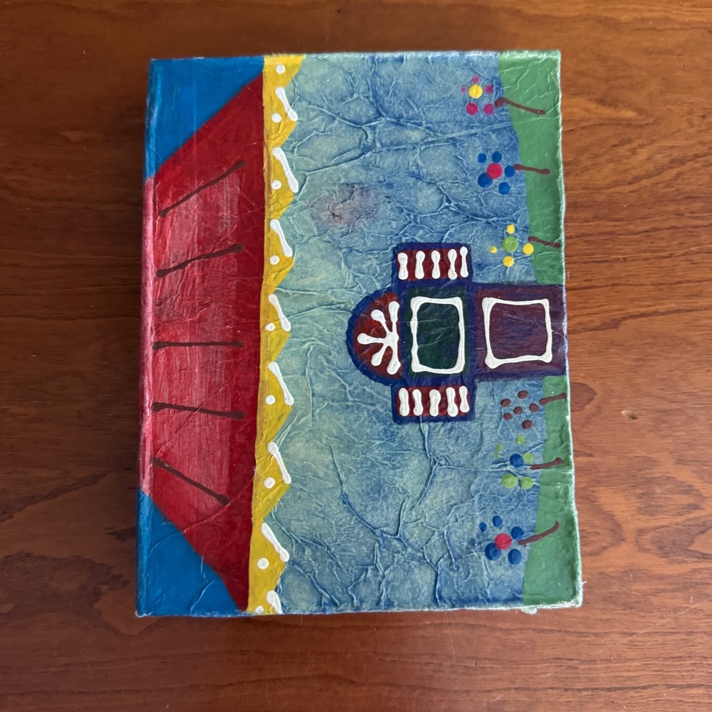 Dominican Folk Art Journal Blank‎ Notebook Colorful Abstract
